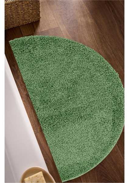 Luna Yarım Ay Kaymaz Taban Yıkanabilir 40X80 cm Tek Parça Banyo / Balkon Paspası