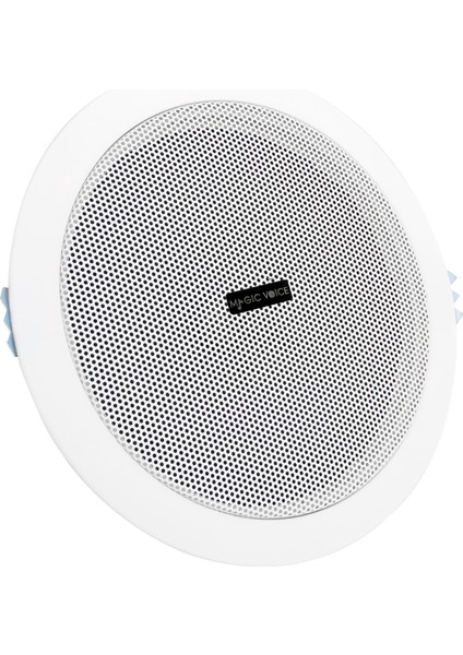 Magıcvoıce MV-6724 5 13 cm 8 Ohm 6 W Beyaz Alçıpan Hoparlör Trafosuz (5131)