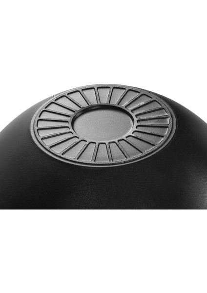 Royal Elite Siyah 28 cm Alüminyum Döküm Wok Tava fırsatları