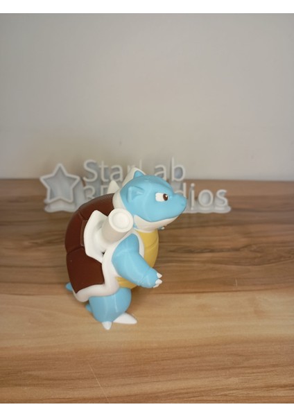 STARLAB3DSTUDIOS Pokemon-Blastoise 3 Boyutlu Figür