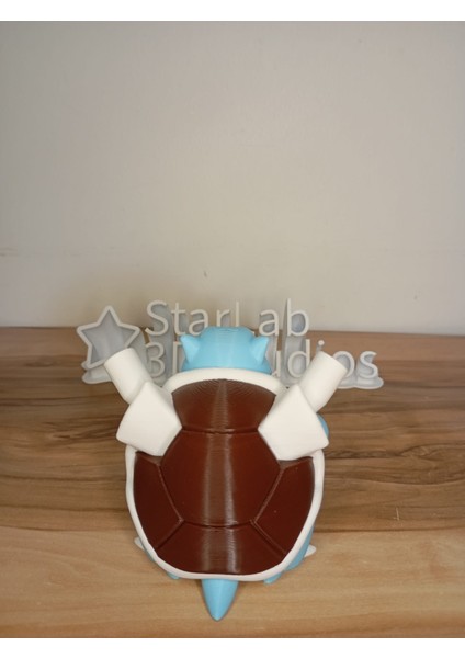STARLAB3DSTUDIOS Pokemon-Blastoise 3 Boyutlu Figür