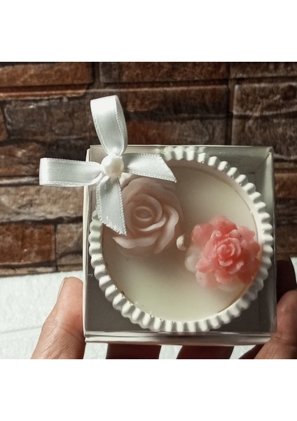 25 Adet Dekoratif Alçı Mumluk Düğün -Nikah-Nişan -Kına-Sünnet -Babyshower Hediyelik