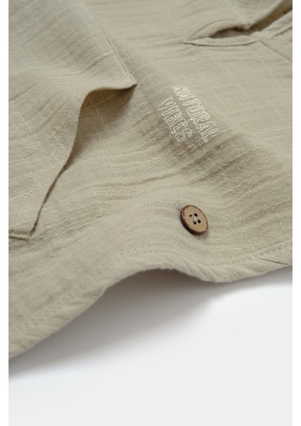 Unisex Çocuk Pamuklu Bej Müslin Panço Havlu fiyatları