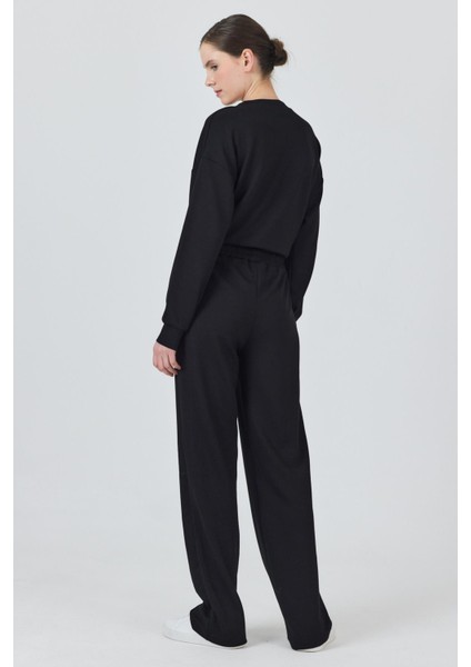 Siyah Nakış Detaylı Pantolon Takım 4013 indirimleri