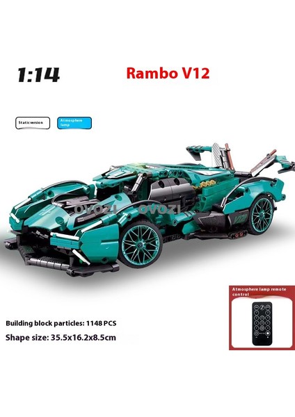 Spor Araba Yarış Arabası Yapı Taşları Eğitici Oyuncaklar (Yurt Dışından)