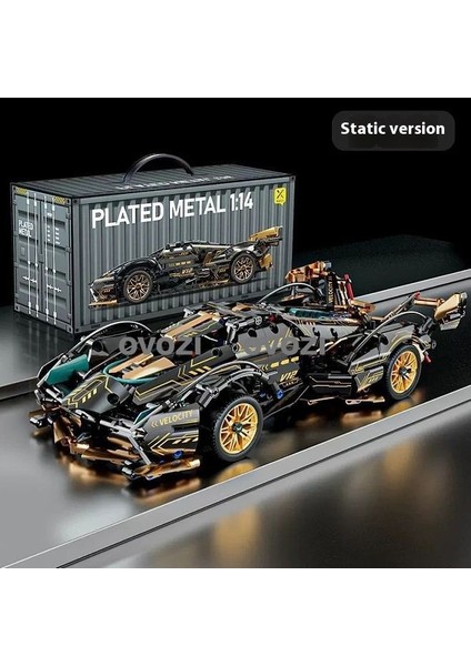 Spor Araba Yarış Arabası Yapı Taşları Eğitici Oyuncaklar (Yurt Dışından)