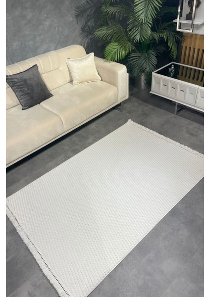 Luxess Dizayn 1063 Vizon Kaymaz Taban Kesme Yolluk Mutfak Halısı Modern Salon Halısı