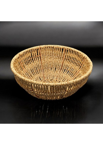 Yuvarlak Hasır Servis Sunumluk Sepet Organizer Düzenleyici Ekmeklik 21*9cm fiyatları