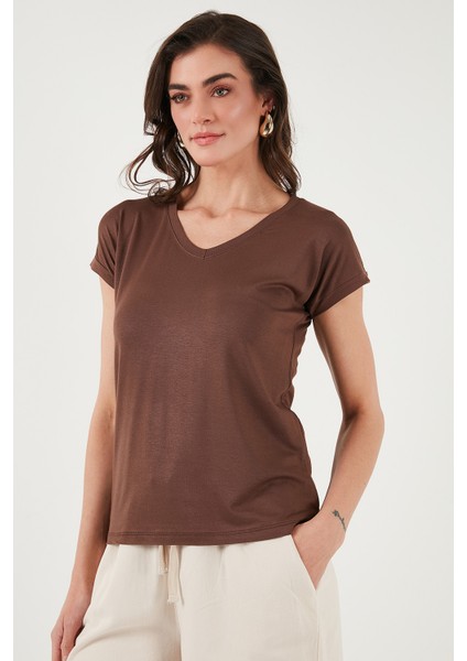 V Yaka Relaxed Fit Yırtmaç Detaylı 2'li Paket Bluz Bayan Bluz 5862000S2 fiyatları