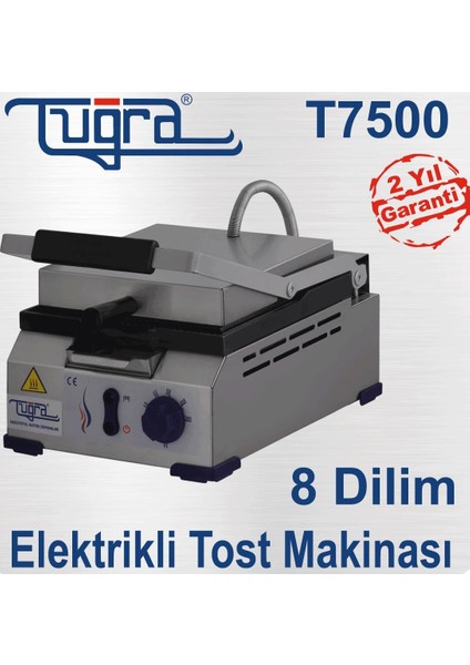 Elektirikli Tuğra Tost Makinası 8 Dilim