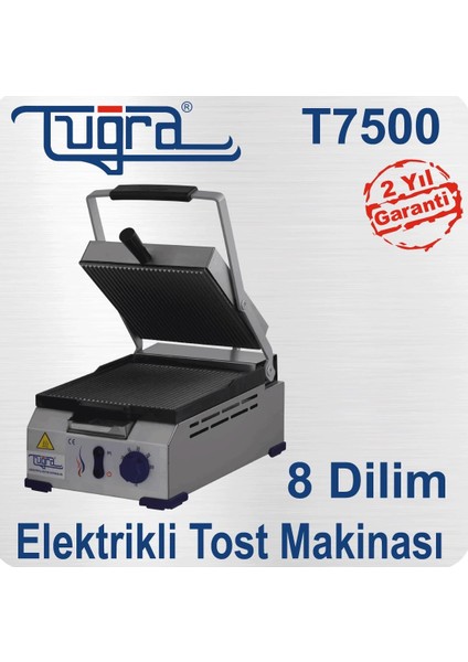 Elektirikli Tuğra Tost Makinası 8 Dilim