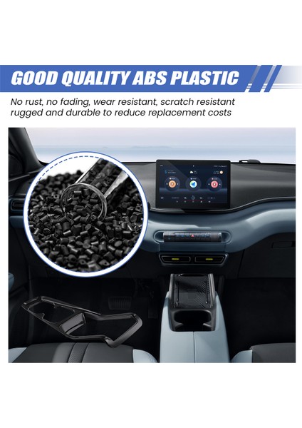 Dolphin Mini Için Siyah Araba Iç Mekan Çerçeve Bardak Tutucu Kapak Döşemesi (Yurt Dışından) fırsatları