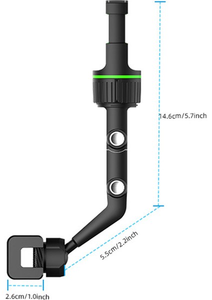 Evrensel Araba Telefon Tutucu 360 Derece Dönebilen Araba Braketi B Gri (Yurt Dışından) modelleri