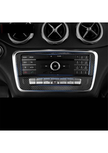 Araba Merkezi Kontrol CD Paneli Trim Sticker A Için (Yurt Dışından)