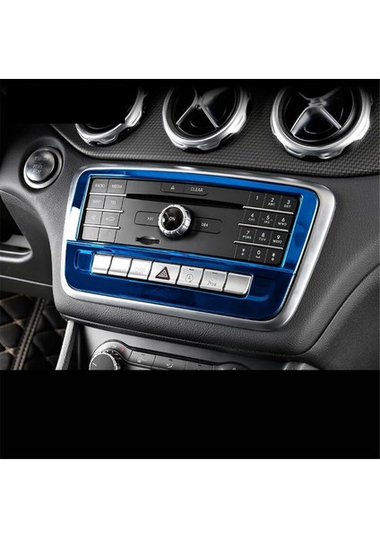 Araba Merkezi Kontrol CD Paneli Trim Sticker A Için (Yurt Dışından)