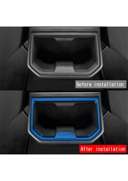 Kol Dayama Kutusu Arka Su Bardağı Tutucu Döşeme 2024 Mavi (Yurt Dışından)