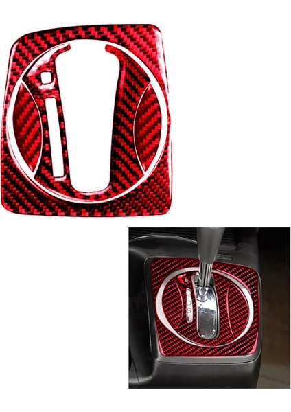 Kırmızı Karbon Fiber Otomatik Vites Değiştirme Kapağı Döşemesi (Yurt Dışından) indirimleri