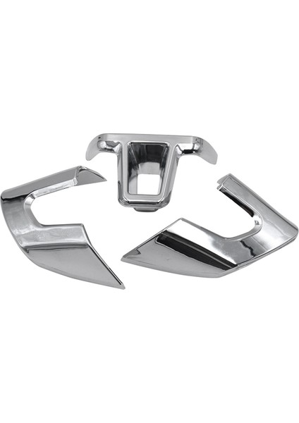 Abs Krom Araba Direksiyon Simidi Dekorasyon Kapağı Trim Çıkartması Vw Golf Polo Jetta Mk5 Mk6 Bora Aksesuarları (Yurt Dışından)