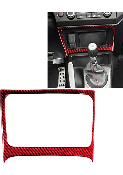 8. Nesil 06-11 Için Kırmızı Karbon Fiber Saklama Kutusu Çerçeve Kaplaması (Yurt Dışından)