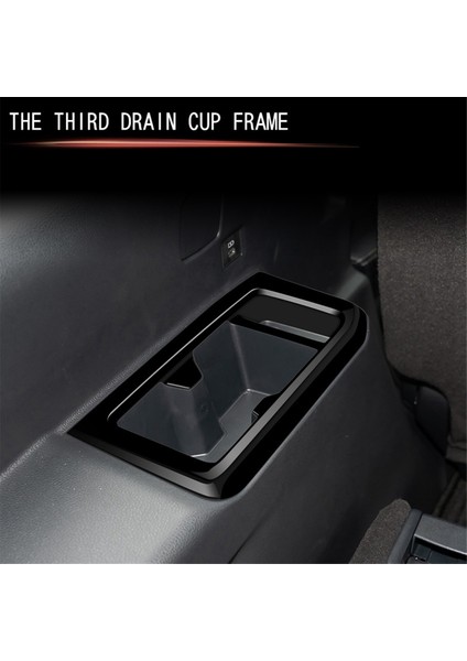 Prado LC250 2023 Parlak Siyah Bardak Tutucu Döşemesi (Yurt Dışından)