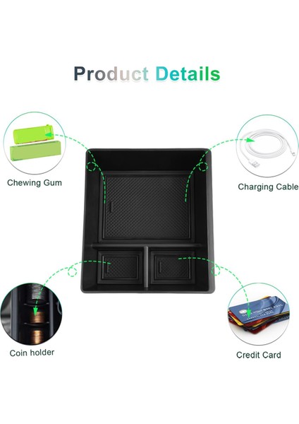 Mg Ev 18-24 Orta Konsol Düzenleyici Kol Dayama Saklama Kutusu (Yurt Dışından) fırsatları