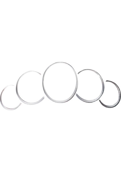 Abs Gösterge Paneli Dekoratif Halka Kapağı Gümüş (Yurt Dışından) fırsatları