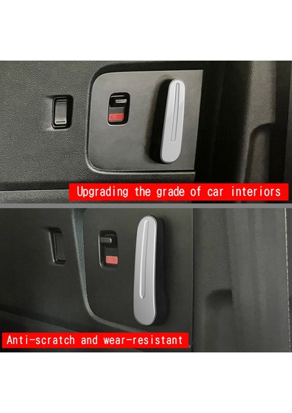 Araba Orta Kapı Kolu Anahtarı Gümüş Sticker (Yurt Dışından) fırsatları