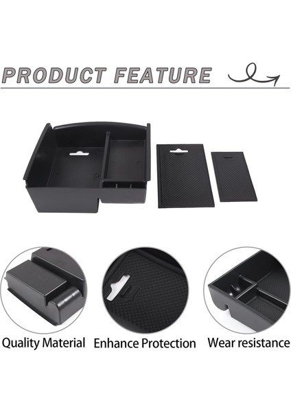 Q50 Için Orta Konsol Düzenleyici Kol Dayama Saklama Kutusu Tepsisi (Yurt Dışından) indirimleri