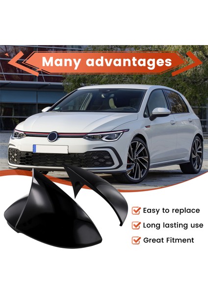 Golf 8 Için Yan Ayna Kapakları Kapakları 5H1857507 5H1857508 (Yurt Dışından) fırsatları