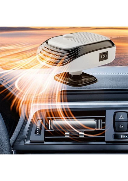 12V Araba Buz Çözücü Ön Cam Isıtıcı 2'si 1 Arada Isıtma Soğutma Fanı A (Yurt Dışından) indirimleri