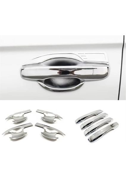 Araba Gümüş Yan Kapı Kolu Dekoratif (Yurt Dışından)