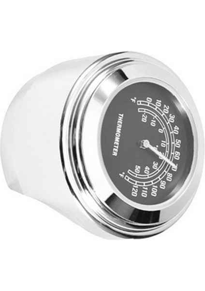 22-25MM Motosiklet Saat Termometre Sıcaklık Ölçer Siyah (Yurt Dışından)