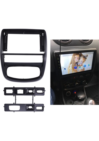 Duster 12-14 Radyo Stereo Gps Oynatıcısı Için 9 Inçlik Fasya (Yurt Dışından)