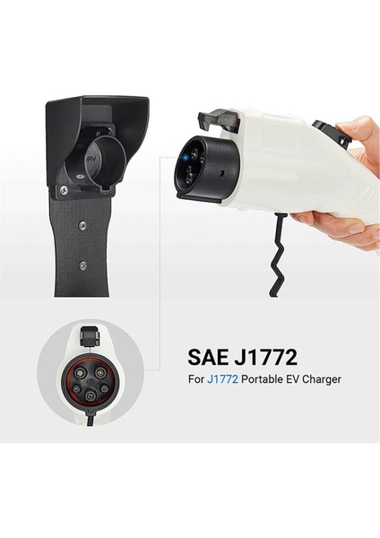 Sae J1772 Ev Şarj Cihazı Tutucu Duvar Montajı Tüm J1772 Ev Şarj Cihazları Için (Yurt Dışından)