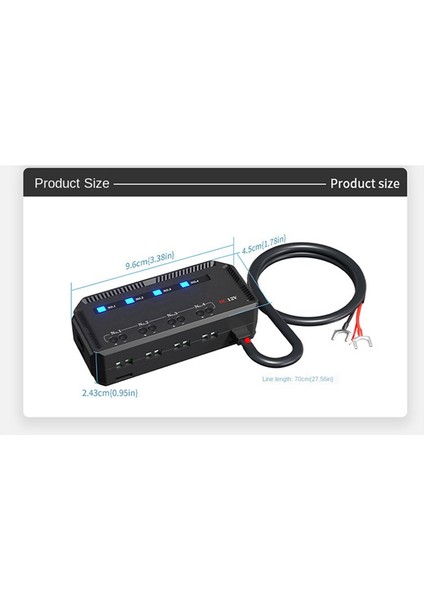 12V Sigorta Bloğu Evrensel 20A Sigorta Bloğu Sigorta ve Röle Kutusu Kiti (Yurt Dışından)