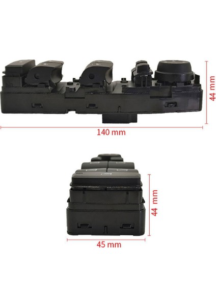 61319362116 X5 F15 13-18 Için Sol Sürücü Tarafı Cam Regülatörü Anahtarı (Yurt Dışından)