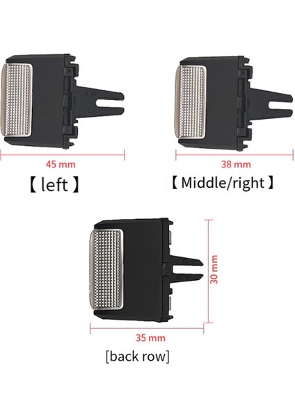 Gösterge Paneli Sol Ac Çıkış Sekmesi Klipsi Onarım Takımı (Yurt Dışından) fiyatları