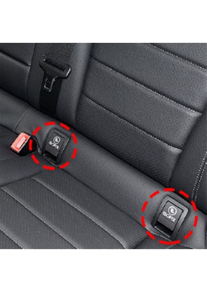Glc W253 Için Araba Arka Koltuk Güvenli Isofix Tokası Montajı (Yurt Dışından) indirimleri