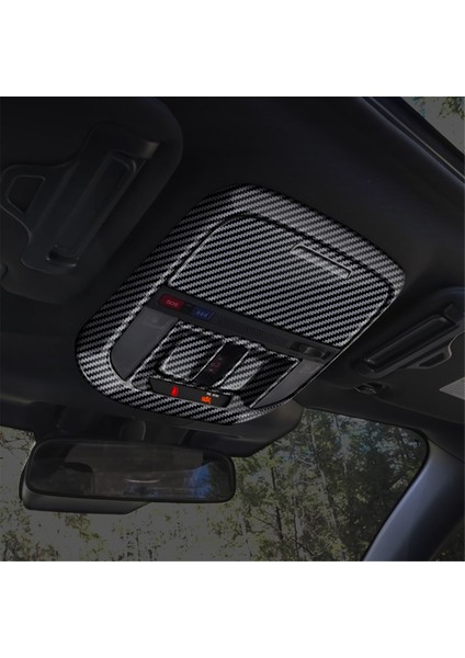 Araba Ön Okuma Işığı Çerçevesi Gözlük Kutusu Trim Kapağı Sticker B (Yurt Dışından)