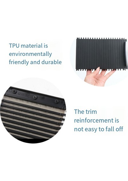 408 14-22 Siyah Için Orta Konsol Tutucu Rulo Perde Plakası (Yurt Dışından)