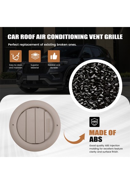 4 Adet Araba Tavan Tavan Klima Havalandırma Izgarası FL1Z-19893-AH Için (Yurt Dışından) fırsatları