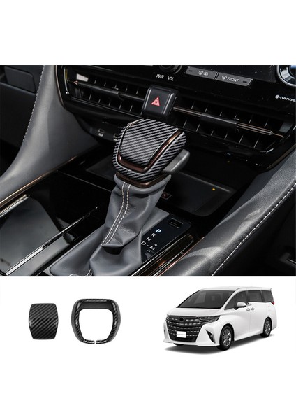 Araba Vites Kolu Kapağı Çıkartmaları Vites Topuzu Karbon Fiber (Yurt Dışından) fırsatları