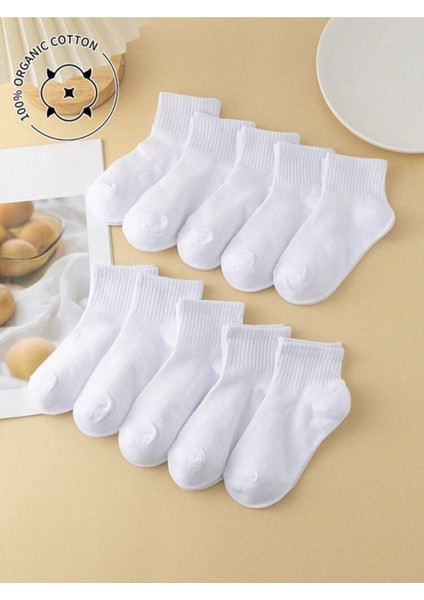 Unisex Çocuk Çorap Seti 5'li Okul Günlük Mevsimlik