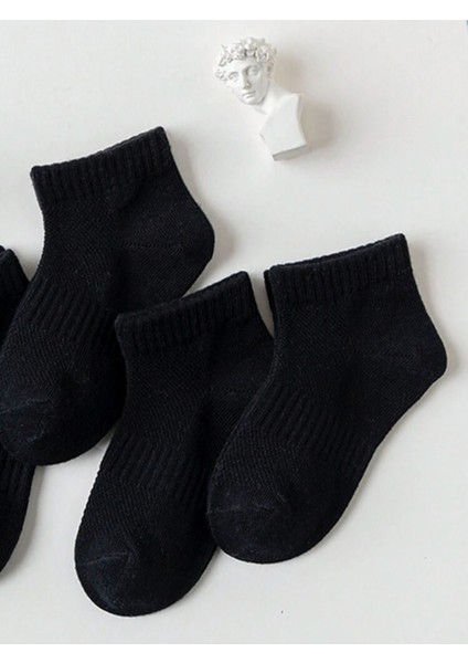 Unisex Çocuk Çorap Seti 5'li Okul Günlük Mevsimlik