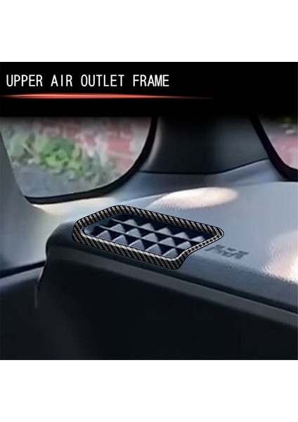 Araba Gösterge Paneli Ac Hava Çıkışı Trim Çerçevesi N-Box Karbon Fiber Için (Yurt Dışından) fırsatları