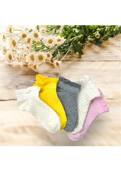 Çocuklar Için Rahat Renkli Çoraplar – 5’li Neşeli Günlük Set”