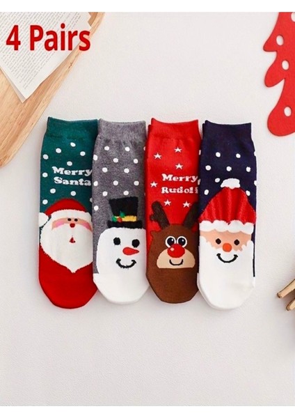 Black Arden Socks Şık ve Kullanışlı Yılbaşı Hediyesi 4'lü Renkli Çoraplar