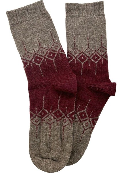 Lambswool Kışlık Yün Çorap Tek Çift