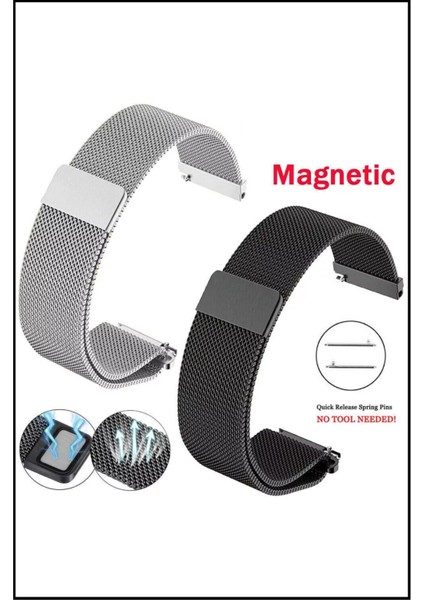 Xiaomi Redmi Watch5 Active / Lite Uyumlu Milano Metal Paslanmaz Çelik Yüksek Kalite Kordon fırsatları
