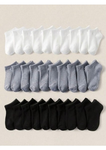 Unisex Çocuk Çorap Seti 5'li Okul Günlük Mevsimlik
